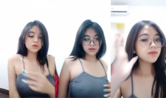 Uting Toket Bulat Kak Vanii Nakal Live Bareng Bestie